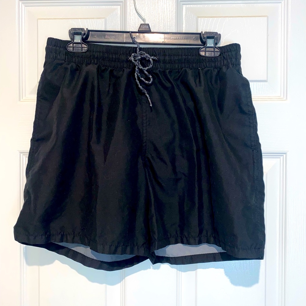 Goodfellow black swim trunks. Size M
